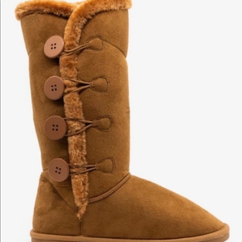 Brown Bear Paw Shaped Boots